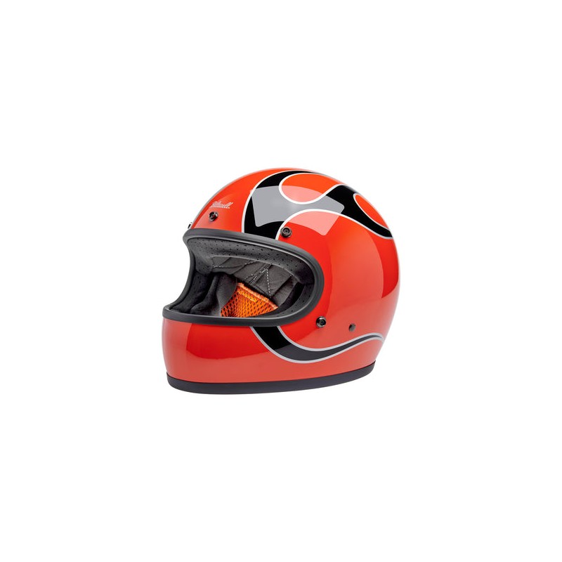 Biltwell Gringo Competition Orange Flames