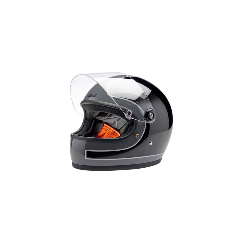 Biltwell Gringo S Gloss Storm Grey / Black Tracker