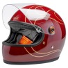Biltwell Gringo S - Gloss Garnet Red Flames