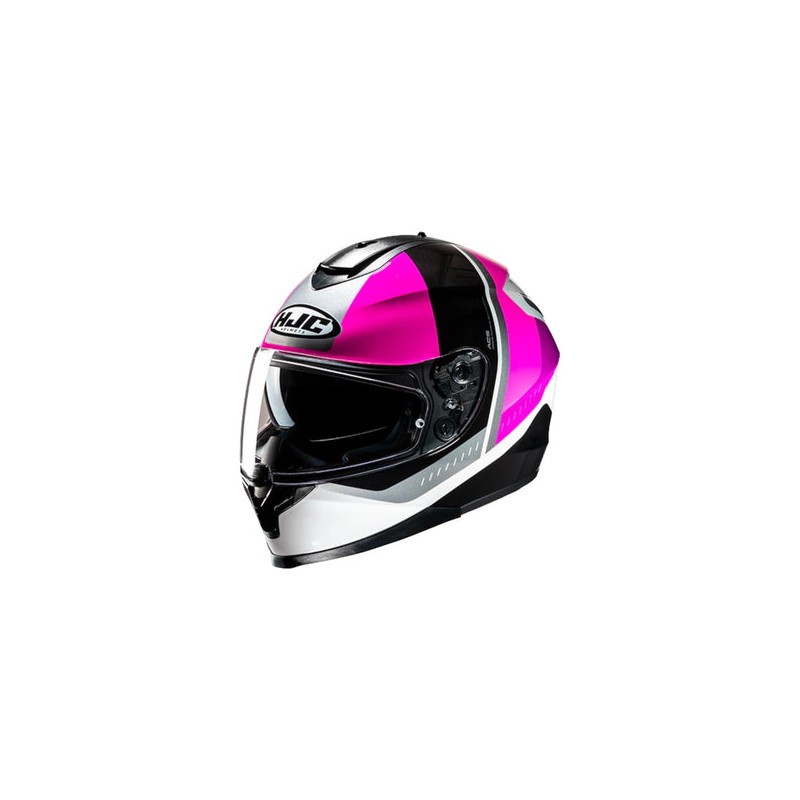 HJC C70N Alia MC8 Negro/Rosa/Gris