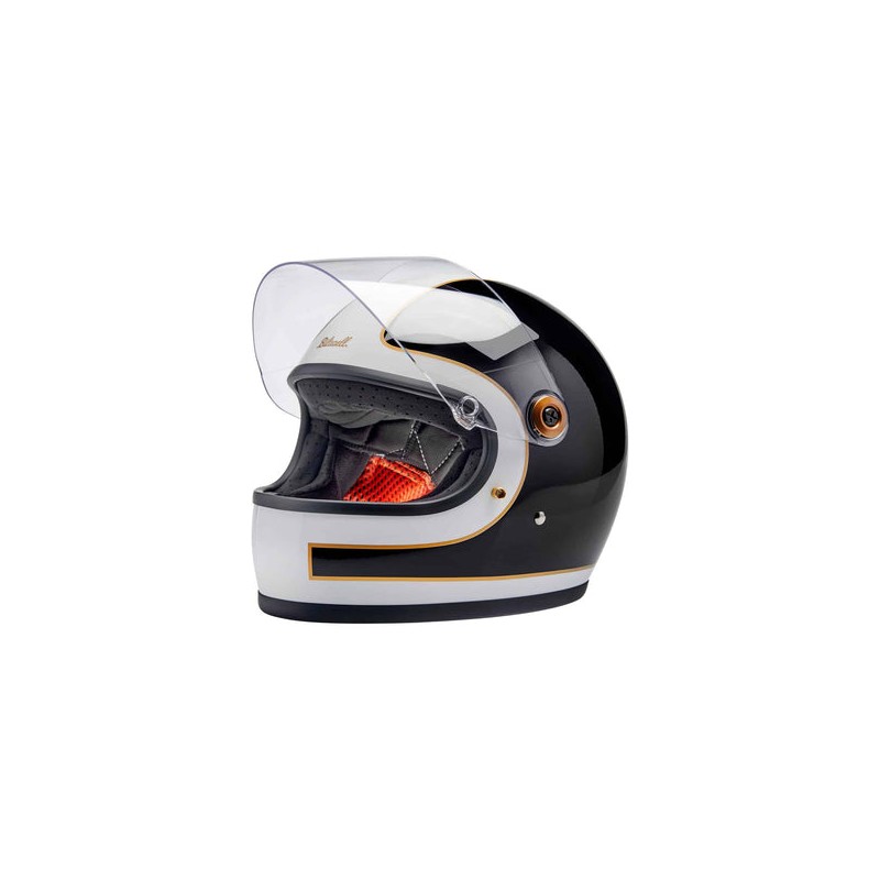 Biltwell Gringo S Gloss White/Black Tracker ECE R22.06