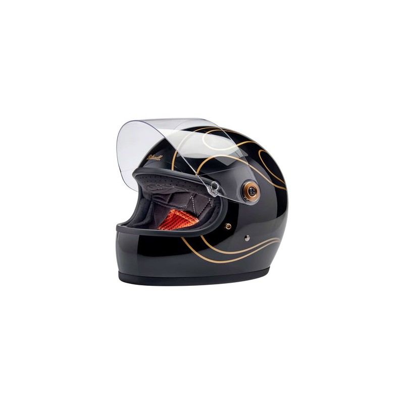 Biltwell Gringo S Gloss Black Flames
