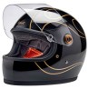 Biltwell Gringo S Gloss Black Flames
