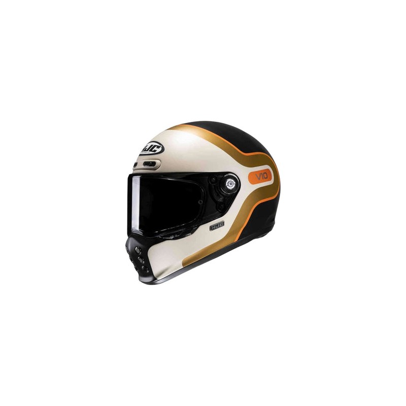 HJC V10 Grape MC7SF Marfil/Bronce/Negro