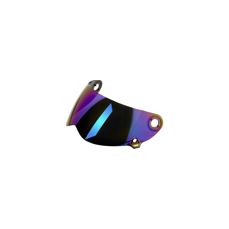 Biltwell Lane Splitter Gen 2 Shield - Rainbow Mirror