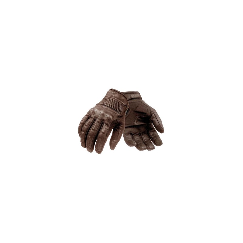 PANDO MOTO Onyx Brown – Leather Motorcycle Gloves