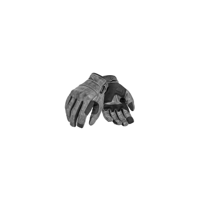 PANDO MOTO Onyx Grey – Leather Motorcycle Gloves