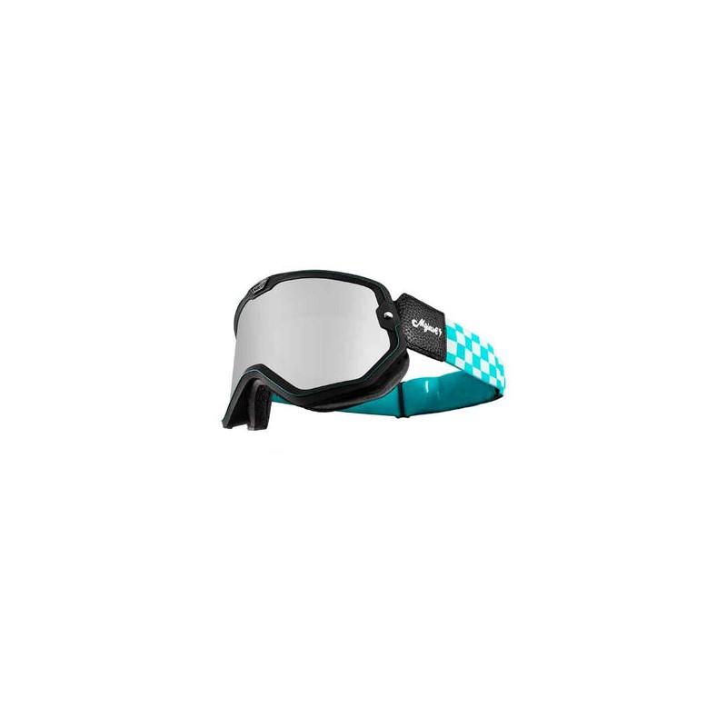 Torc Mojave Goggles Turquoise Checker