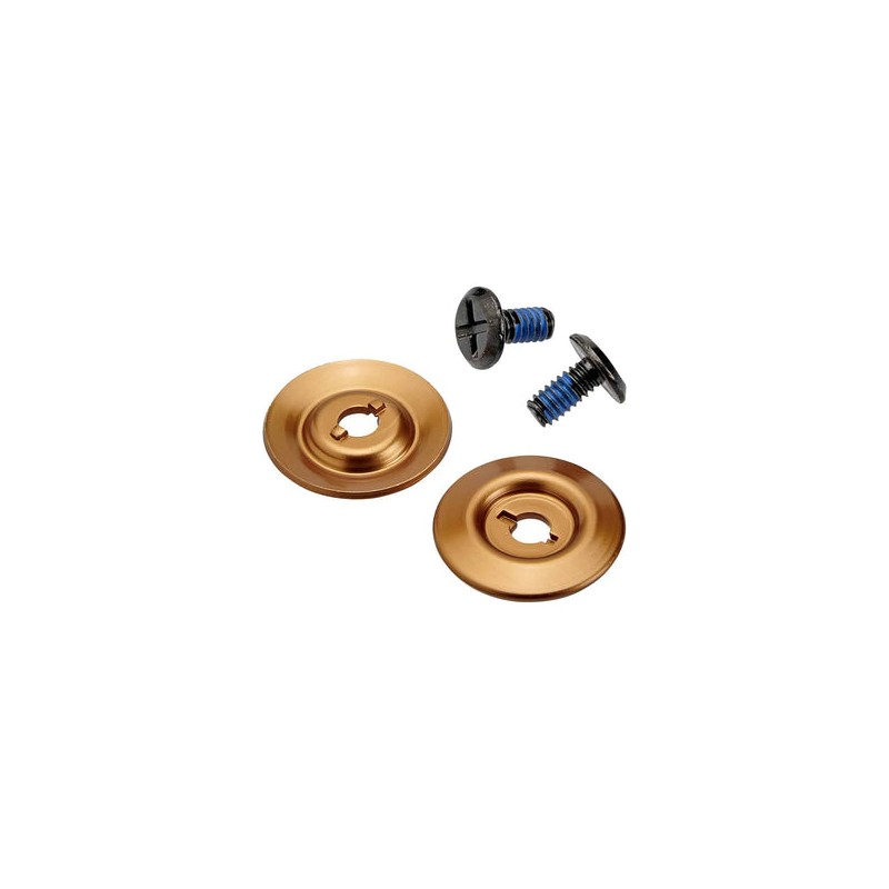 Biltwell Helmet Hardware Kit - Black Screw / Bronze Baseplate