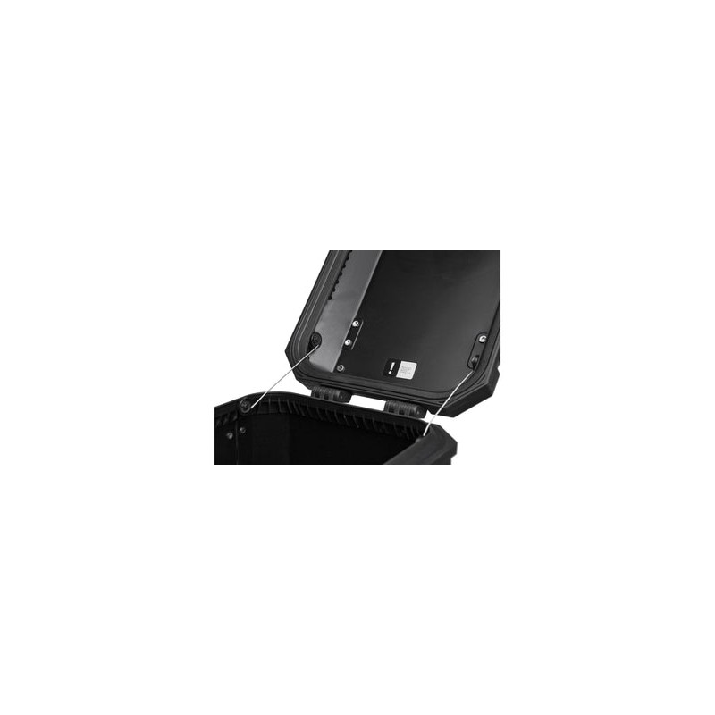 SW Motech Cable de soporte de tapa TRAX ION. Plateado