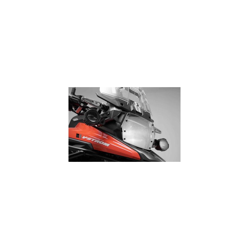 SW Motech Protector de faro. Suzuki V-Strom 1050 (19-). Soporte con panel PVC.