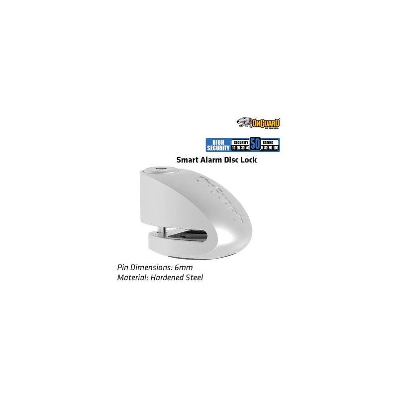 OnGuard 8260SV Candado de disco en con alarma - Silver